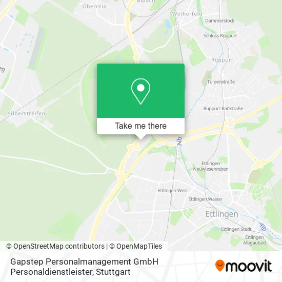 Карта Gapstep Personalmanagement GmbH Personaldienstleister