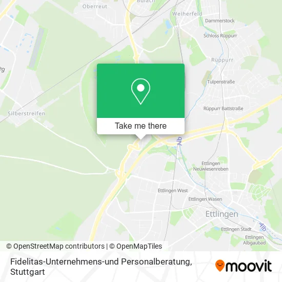 Карта Fidelitas-Unternehmens-und Personalberatung