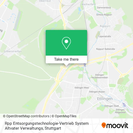 Карта Rpp Entsorgungstechnologie-Vertrieb System Altvater Verwaltungs