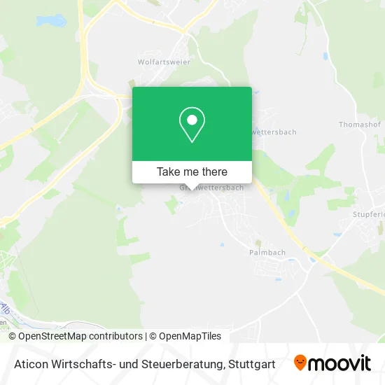 Карта Aticon Wirtschafts- und Steuerberatung