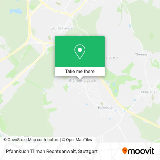 Карта Pfannkuch Tilman Rechtsanwalt