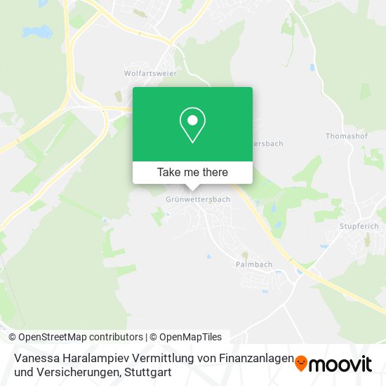 Vanessa Haralampiev Vermittlung von Finanzanlagen und Versicherungen map