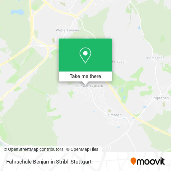 Карта Fahrschule Benjamin Stribl