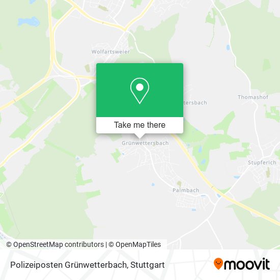 Polizeiposten Grünwetterbach map