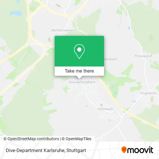 Карта Dive-Department Karlsruhe