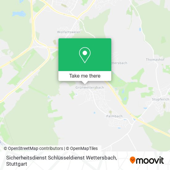 Sicherheitsdienst Schlüsseldienst Wettersbach map