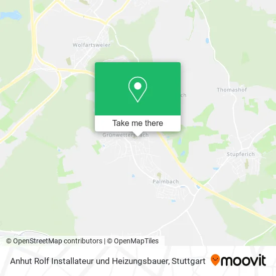 Карта Anhut Rolf Installateur und Heizungsbauer