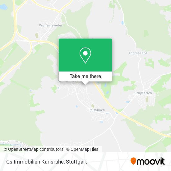 Карта Cs Immobilien Karlsruhe