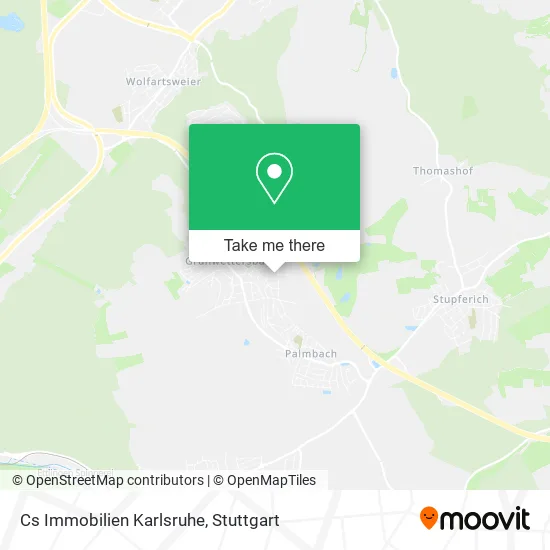 Карта Cs Immobilien Karlsruhe