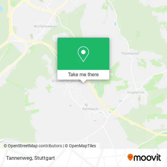 Карта Tannenweg