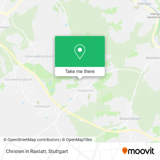 Карта Christen in Rastatt