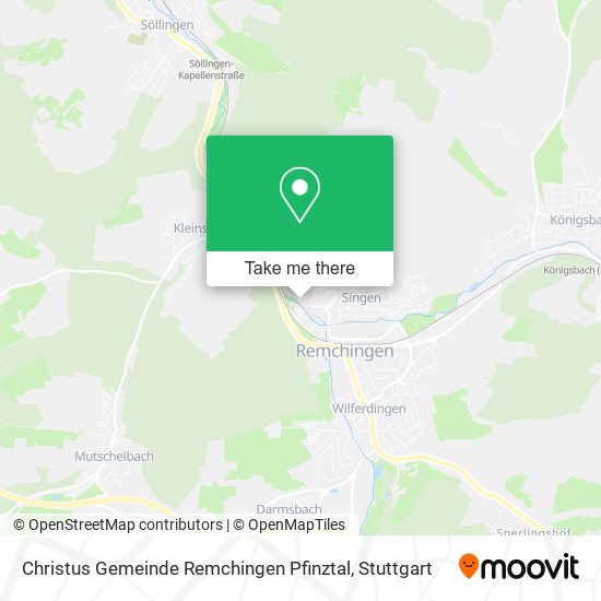 Christus Gemeinde Remchingen Pfinztal map