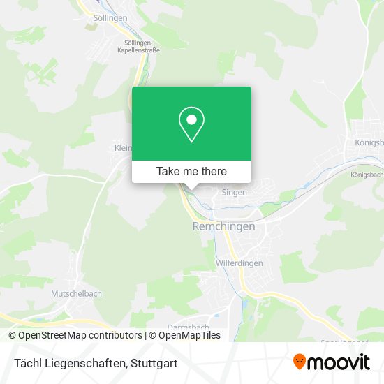 Карта Tächl Liegenschaften