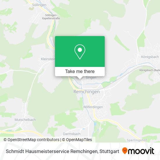 Карта Schmidt Hausmeisterservice Remchingen