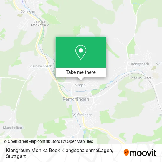 Карта Klangraum Monika Beck Klangschalenmaßagen
