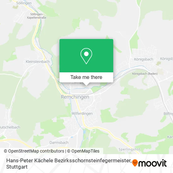 Карта Hans-Peter Kächele Bezirksschornsteinfegermeister