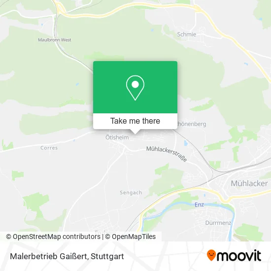 Карта Malerbetrieb Gaißert