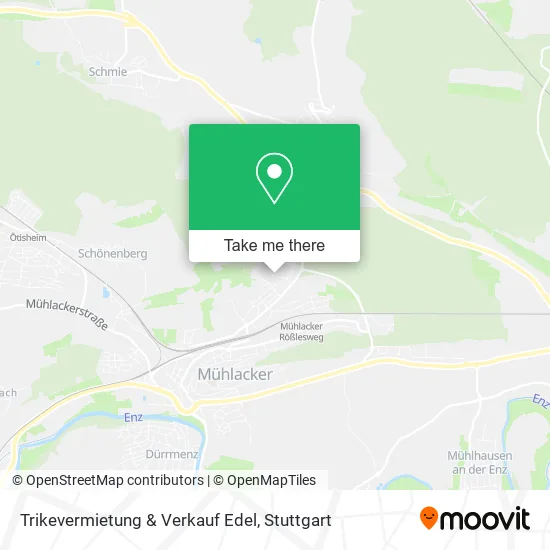 Карта Trikevermietung & Verkauf Edel