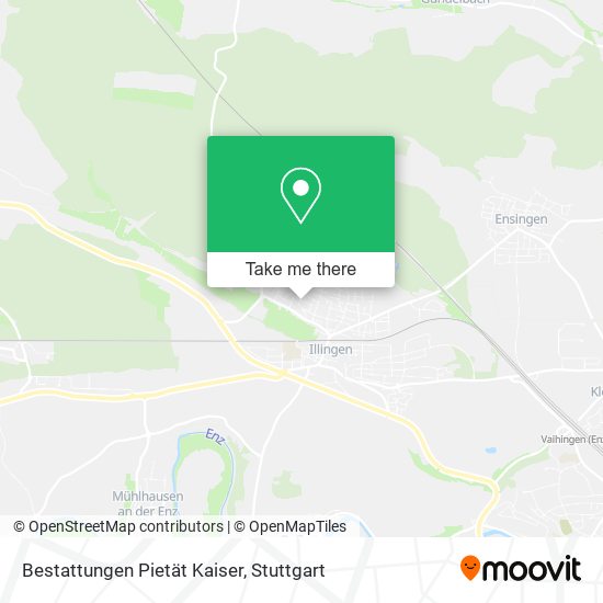 Карта Bestattungen Pietät Kaiser