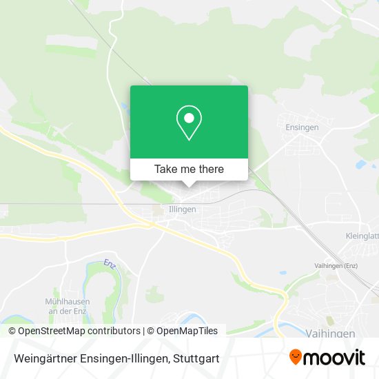 Карта Weingärtner Ensingen-Illingen