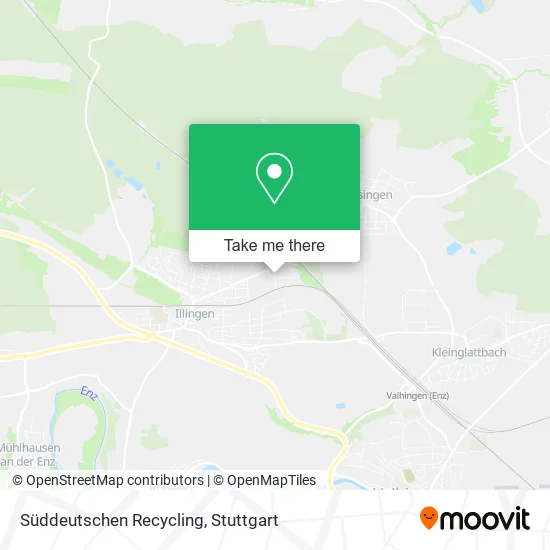 Карта Süddeutschen Recycling