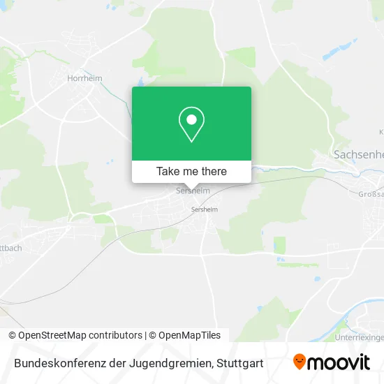 Карта Bundeskonferenz der Jugendgremien