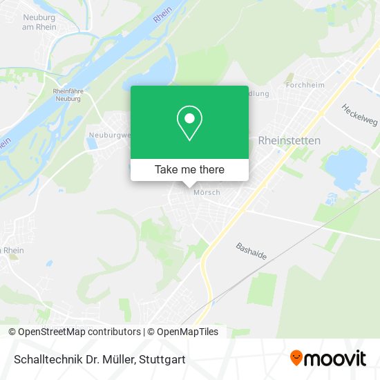 Schalltechnik Dr. Müller map