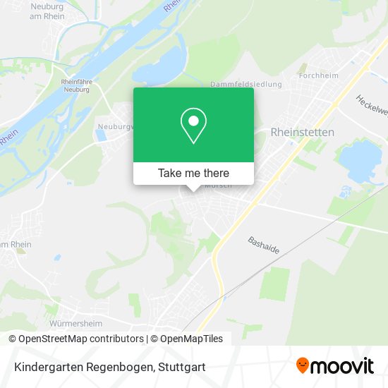 Kindergarten Regenbogen map
