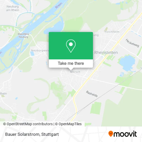 Bauer Solarstrom map