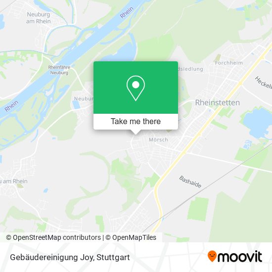 Gebäudereinigung Joy map
