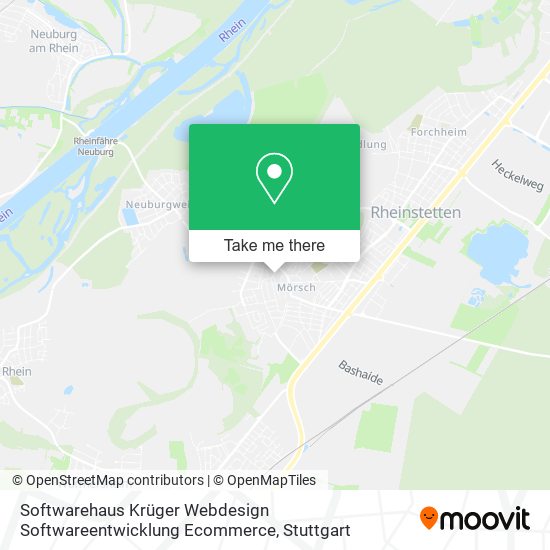 Карта Softwarehaus Krüger Webdesign Softwareentwicklung Ecommerce