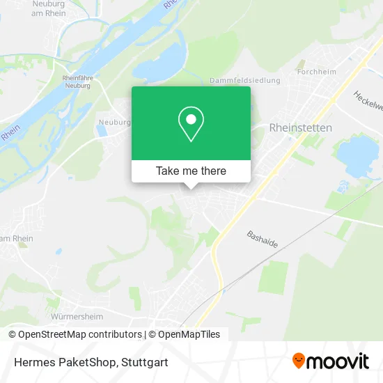 Карта Hermes PaketShop