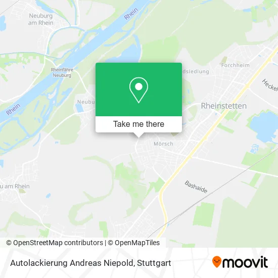 Карта Autolackierung Andreas Niepold