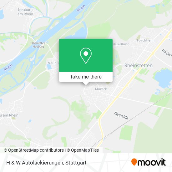 Карта H & W Autolackierungen