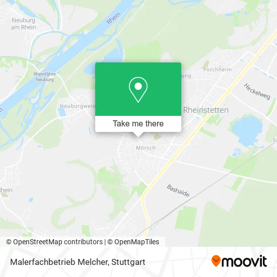 Карта Malerfachbetrieb Melcher
