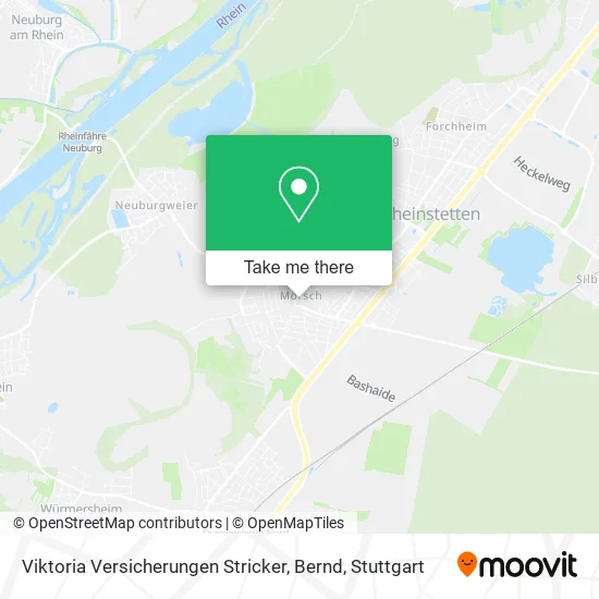 Карта Viktoria Versicherungen Stricker, Bernd