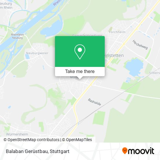 Balaban Gerüstbau map