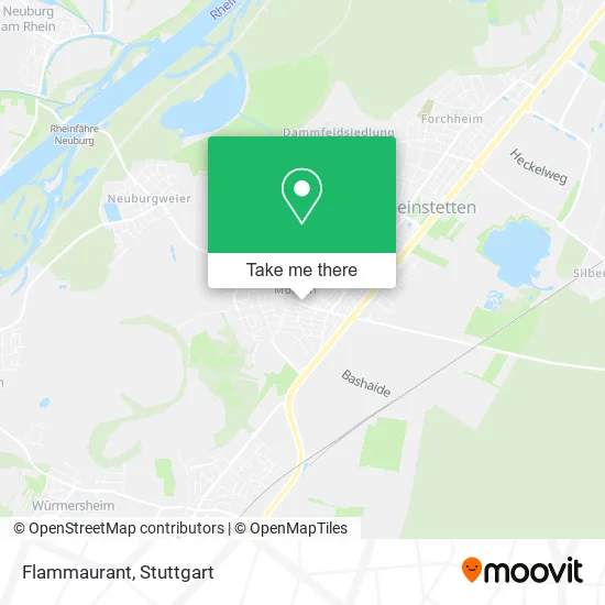 Flammaurant map