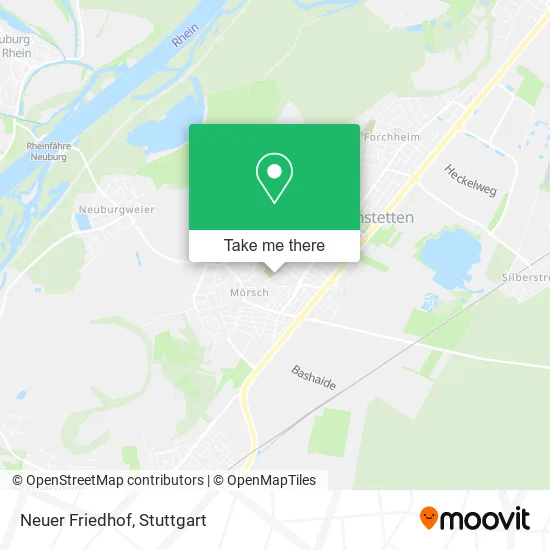 Карта Neuer Friedhof