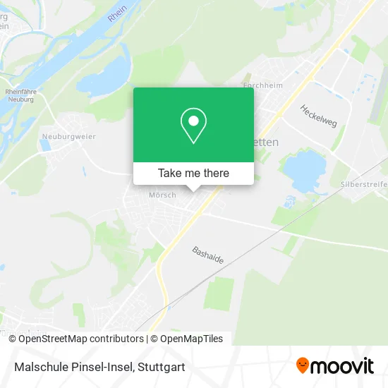 Карта Malschule Pinsel-Insel