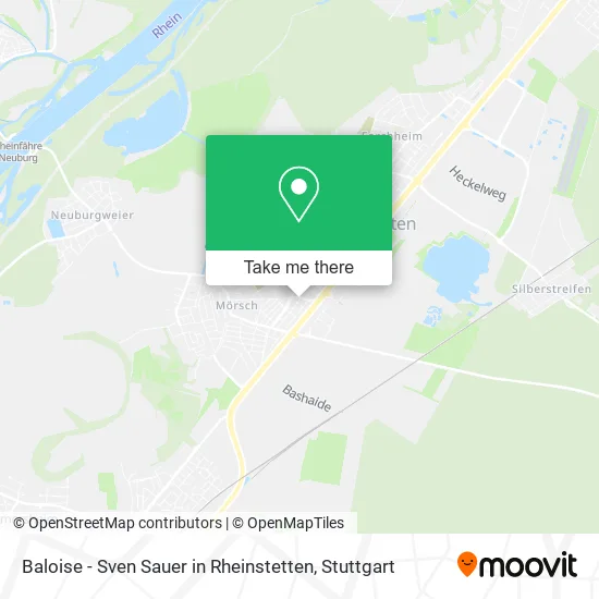 Карта Baloise - Sven Sauer in Rheinstetten