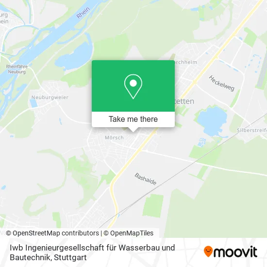Карта Iwb Ingenieurgesellschaft für Wasserbau und Bautechnik