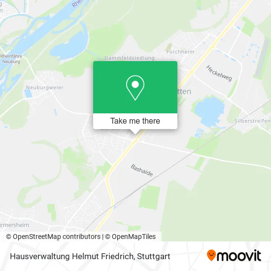 Карта Hausverwaltung Helmut Friedrich