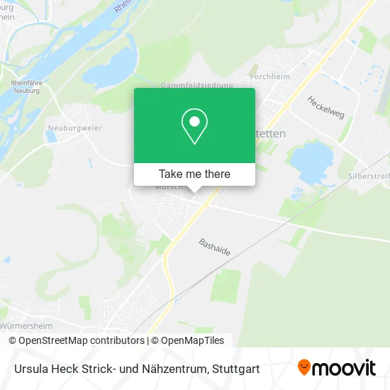 Карта Ursula Heck Strick- und Nähzentrum