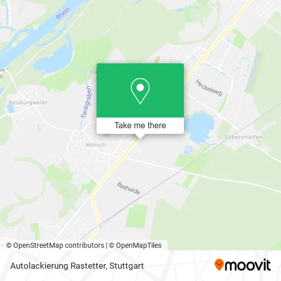 Карта Autolackierung Rastetter