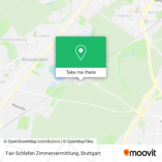 Карта Fair-Schlafen Zimmervermittlung