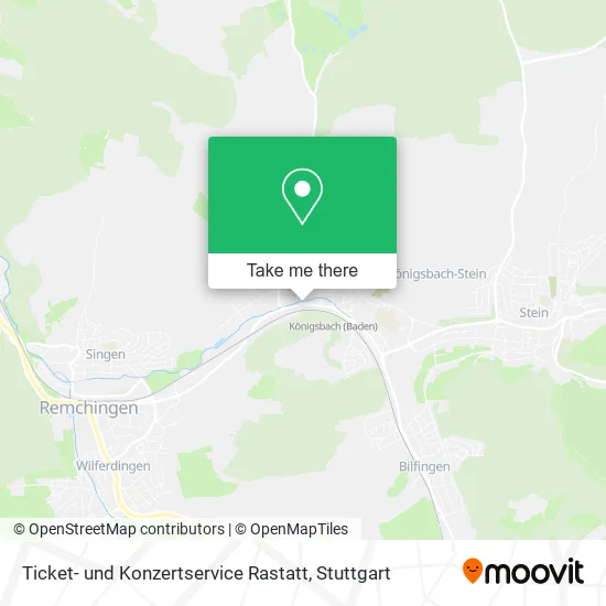 Карта Ticket- und Konzertservice Rastatt