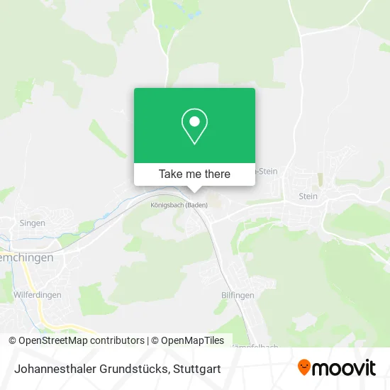 Карта Johannesthaler Grundstücks