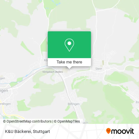 Карта K&U Bäckerei