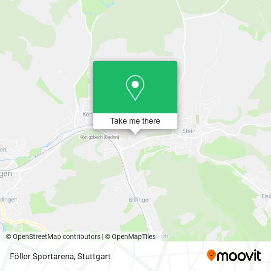Föller Sportarena map